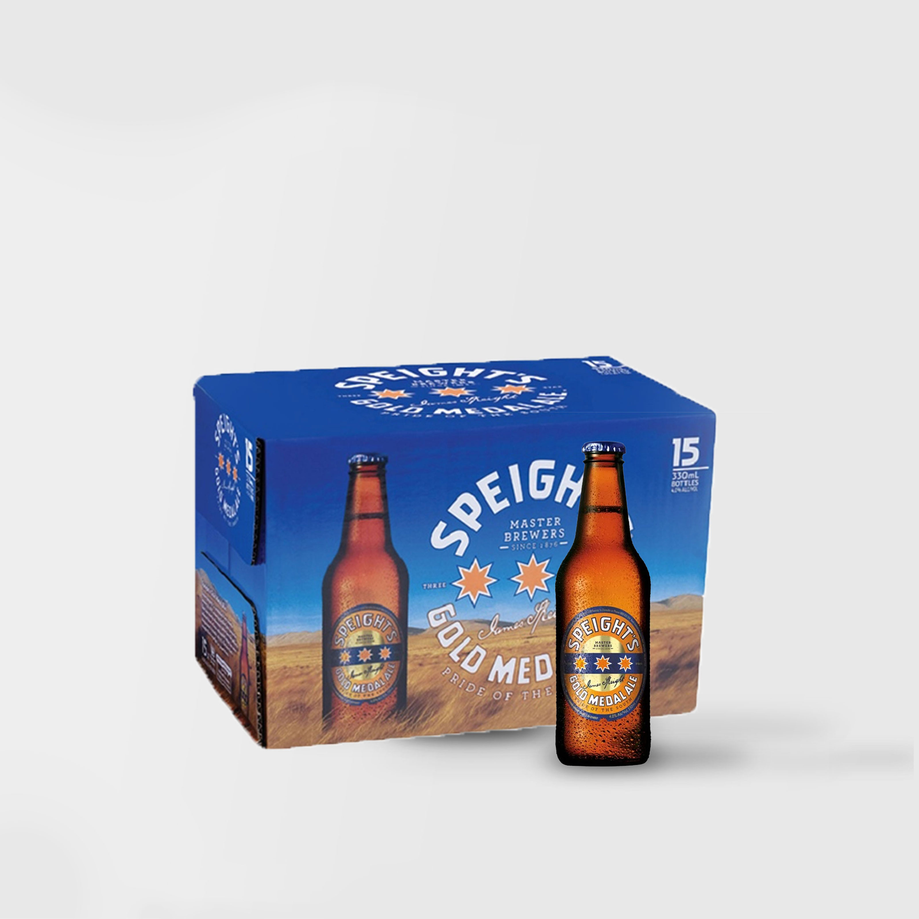 Gold medal 2025 beer on packaging