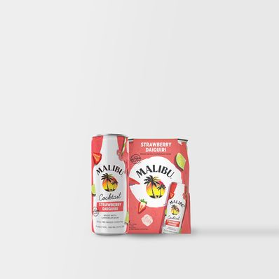 Malibu Strawberry Daiquiri, 4 x 250ml