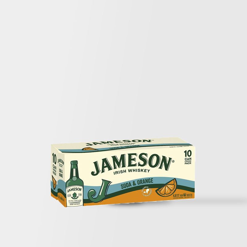Jamesons Soda & Orange 10 x 375ml Buy Now at Vine Online NZ