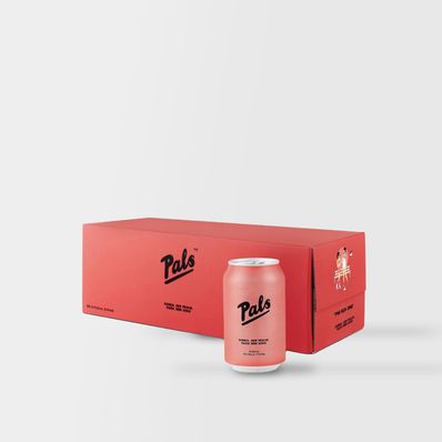 Pals Vodka Red Peach Yuzu and Soda 10 x 330ml