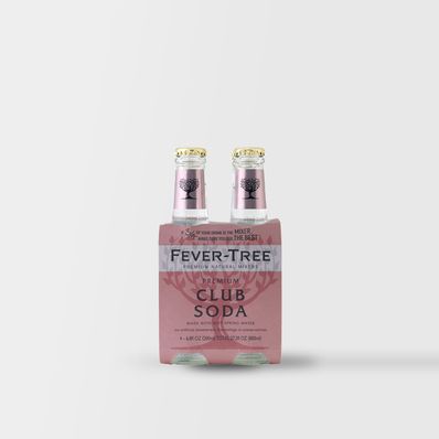 Fever-Tree Premium Soda Water,  4 x 200ml