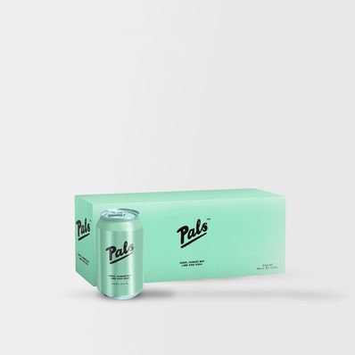 Pals Vodka Hawkes Bay Lime and Soda 10 x 330ml