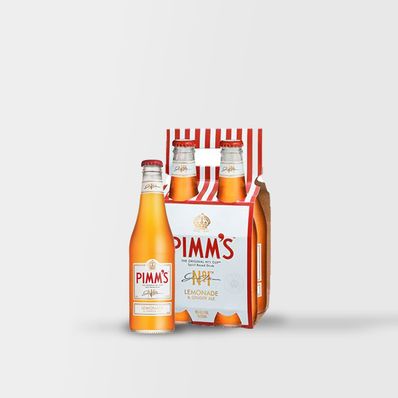 Pimm's  Lemonade & Ginger Ale,  4 x 330ml