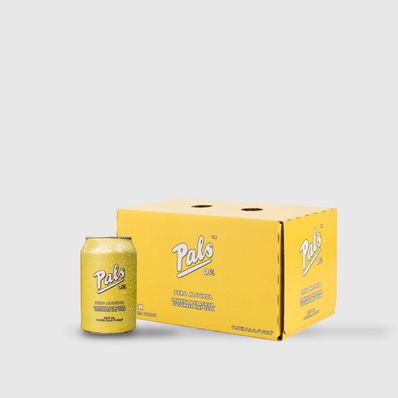 Pals 0% Hawke’s Bay Lemon  Cucumber and Soda, 6 x 330ml