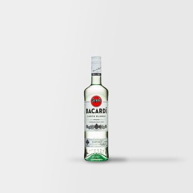 Bacardi White Rum,  1L