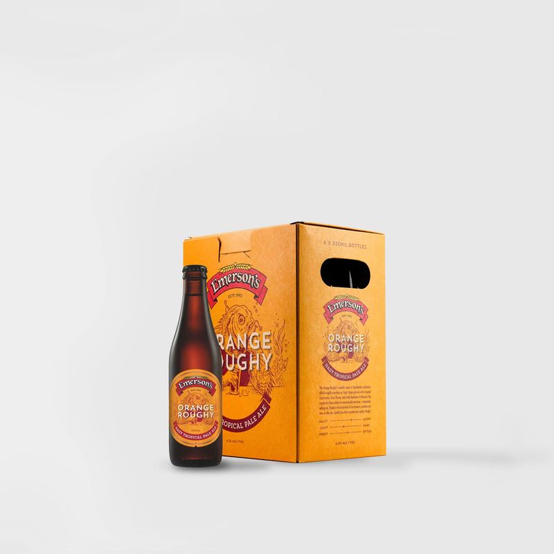 Emersons Orange Roughy Hazy Tropical Pale Ale, 6 x 330ml