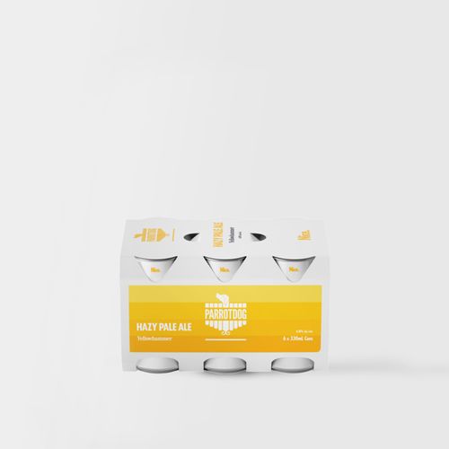 Parrotdog Yellowhammer Craft Beer Hazy Pale Ale, 6 x 330ml