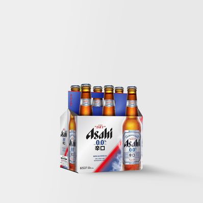 Asahi Super Dry 0%, 6 x 330ml