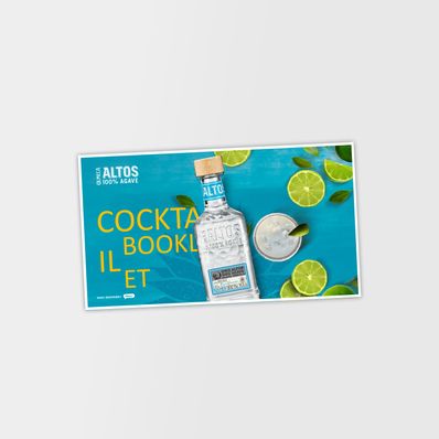 Olmeca Altos Cocktail Booklet