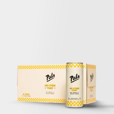 Pals Gin Citrus Twist 10 x 250ml