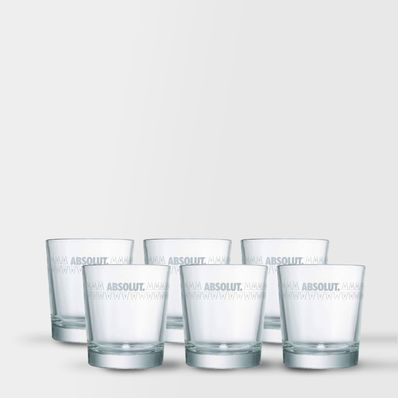 Absolut Tumbler 6pk