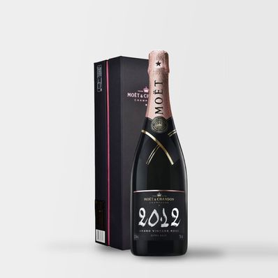 Moet & Chandon Rosé  Grand Vintage 2012,  Champagne (with giftbox)