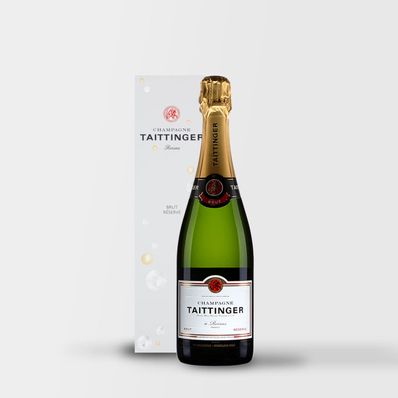 Taittinger Brut Reserve NV Champagne (with Gift box)