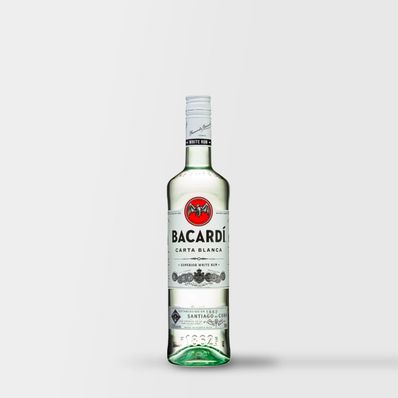 Bacardi White Rum,  1L